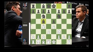 Italian Game  Guico Piano  Fabiano Caruana vs Magnus Carlsen  Norway Chess 2024 Round 4 [upl. by Nadbus]