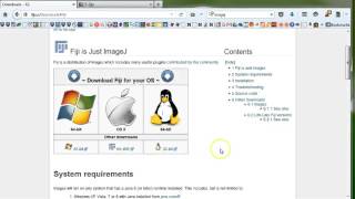 Fiji Is Just ImageJ  Download Instructions [upl. by Atinot]