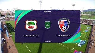 PES 2021 modo carrera jugador liga Promerica AD Guanacasteca Vs AD Cariari Pococi [upl. by Danialah118]