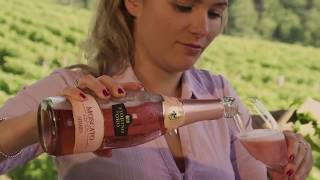 Abbazia Fiorino dOro Moscato rosé spumante dolce video tasting review English sub [upl. by Sloan]