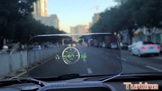 WiiYii C3 HUD Head Up Display OBD2GPS [upl. by Trebleht]