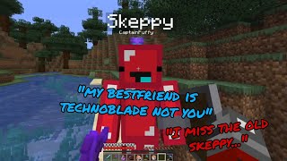 BadBoyHalo Gets Mad After Skeppy Kisses Puffy Skeppys Bestfriend is Technoblade gets emotional [upl. by Inavihs]