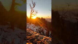 Sunrise or Sunset   Tungnath and Chandrashila Trek in Winters  January 2022  Chopta Uttarakhand [upl. by Ecyak625]