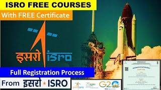 ISRO launched free certification courses November 2024  Full registration Process  IIRS Dehradun [upl. by Hoagland]