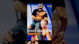 Brock Lesnar Saves REY MYSTERIO wwe wrestling wwf [upl. by Thanasi]