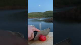 Günbatımında Kiremitte Ekmek ve Menemen 🍅  Bread and Menemen on Tiles in the Open Air at Sunset 🍅 [upl. by Salbu116]