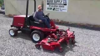 2001 Toro 3000D Groundsmaster 82quot Contour Mower Deck 4x4 Diesel For Sale [upl. by Perkins]