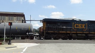 Western Avenue Railroad Crossing Rocky Mount NC [upl. by Serafine]