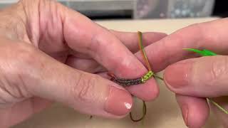 Tatting split rings with 2 shuttles using 2 colors [upl. by Nuawed]