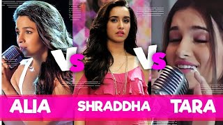 ALIA VS SHRADDHA VS TARA  MUSICAL WAR WHO IS YOUR FAVOURITE SINGER  SYAM N TRICKS [upl. by Mathre]