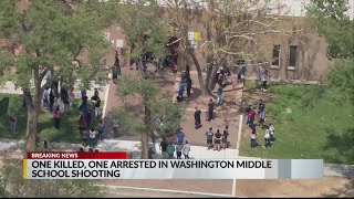 1 dead 1 in custody in Washington Middle School shooting [upl. by Suivatal]