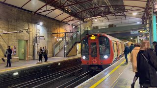 New Yorker Rides the London Underground Tube from London Bridge to Paddington [upl. by Aneeuqal841]