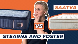 Stearns amp Foster Vs Saatva Mattress  Which Luxury Bed Is Best [upl. by Sand]