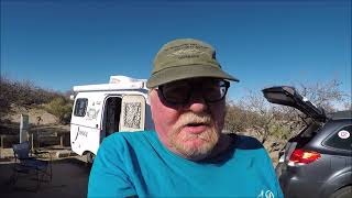 Tour of my 13 ft Scamp Travel Trailer I live full time in [upl. by Sucramej36]