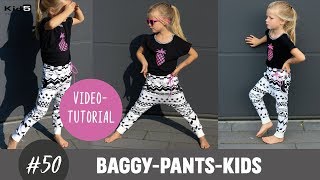 Jogginghose im loose fit Look ganz einfach selber Nähen DIYNähTutorial [upl. by Eneroc30]