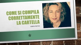 COME SI COMPILA LA CARTELLA [upl. by Ailefo]