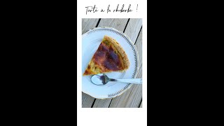 Tarte à la rhubarbe [upl. by Rasecoiluj789]