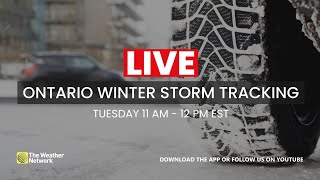 LIVE TRACKING  30 cm of Snow Possible as a Winter Storm Bears Down on Ontario and Quebec [upl. by Eachelle]