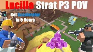 TDS Hardcore Lucille Strat Updated Version P3 POV  Tower Defense Simulator [upl. by Abisia]