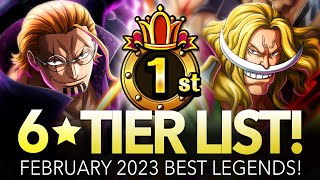 ★6 TIER LIST Best Legends February 2023 ONE PIECE Treasure Cruise [upl. by Ninon]