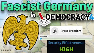 I fixed Germanys problems using Fascism in Democracy 4 rip monetisation [upl. by Eniotna121]