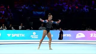 THORSDOTTIR Eythora NED2023 Artistic Worlds Antwerp BELQualificationsFloor Exercise [upl. by Glynis]