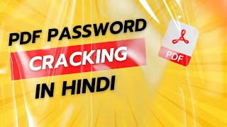 How to Crack PDF Password in Hindi [upl. by Gwenneth]