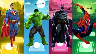 Spiderman Cartoon 🆚 Hulk 🆚 Ironman 🆚 Batman 🆚 Captain America 🎵 Who Will Win⁉️ [upl. by Anytsirk658]