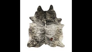 Cowhide rug Kuhfell Peau de vache pelle di mucca 1021 [upl. by Nemra51]