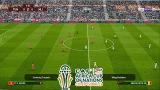 TUNISIA vs MALI  AFRICA CUP 2023  E  Full Match All Goals  PES Gameplay [upl. by Whiney]