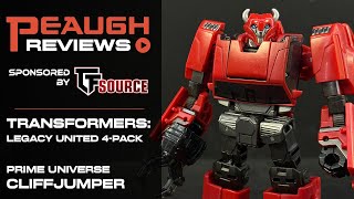 Video Review Transformers Legacy United  Prime Universe CLIFFJUMPER [upl. by Einafit]