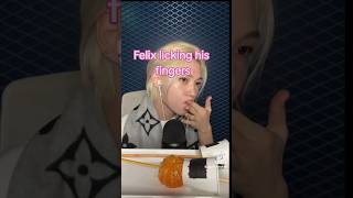 Felix ASMR mukbang tanghulu is so mysteriously attractive straykids [upl. by Carlynn]