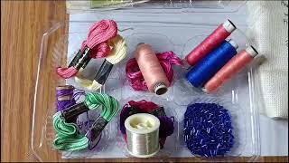 2024 Tamil REPURPOSE Muffin container into a Needle work container [upl. by Anahpos68]