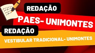 Sobre a redação do PAESUnimontes e do Vestibular Tradicional da Unimontes [upl. by Romo677]