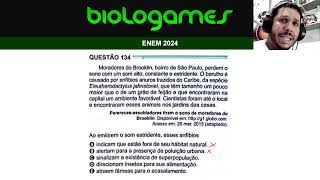 ENEM 2024  PROVA VERDE  Questão 134 [upl. by Temp]