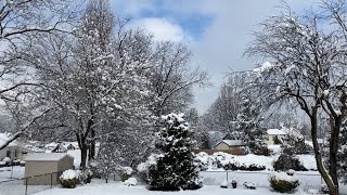 Big snowstorm hits Central New Jersey [upl. by Aynuat]