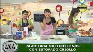 Platazo casero Ravioles multirellenos con estofado criollo Parte 1 [upl. by Virgin]