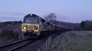 Double TnT at Boness Winter Diesel Gala 2023 [upl. by Takken]