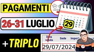 Inps PAGA 29 LUGLIO ➜ DATE PAGAMENTI ADI ASSEGNO UNICO CARTA ACQUISTI NASPI PENSIONI BONUS 100€ SFL [upl. by Huber]