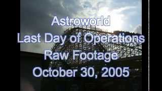 Astroworld Rare Raw Footage on Last Day October 302005 [upl. by Oulman319]