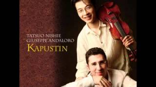 Kapustin Violin Sonata  3 Con moto AndaloroNishie live in Japan [upl. by Jacklyn249]