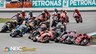 MotoGP Malaysian Grand Prix  EXTENDED HIGHLIGHTS  102322  Motorsports on NBC [upl. by Cesaro]