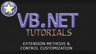 VBNET Tutorial  Extension Methods  Custom Controls Visual Basic NET [upl. by Asaph884]