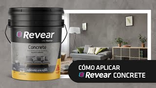 Revear Concrete aplicación paso a paso [upl. by Adiel]