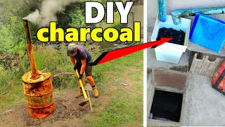 DIY charcoal for rainwater filter [upl. by Otinauj]