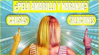 Causas y Soluciones para Corregir el Amarillo y Naranja del Cabello Rubio  Matizar el pelo Rubio [upl. by Anilec]