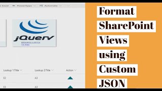 Format SharePoint List Views using custom JSON [upl. by Graner]