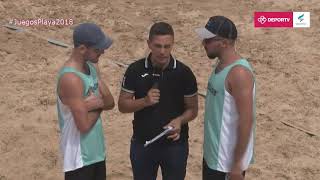 Palabra de la dupla de Beach Voley de Mendoza tras ganarle 20 a Corrientes JuegosPlaya2018 [upl. by Gollin6]