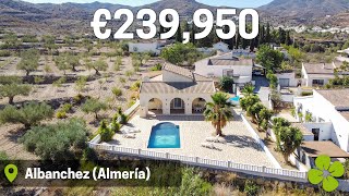 RESERVED  HOUSE TOUR SPAIN  Villa in Albanchez  €239950  ref 02409 [upl. by Kushner351]