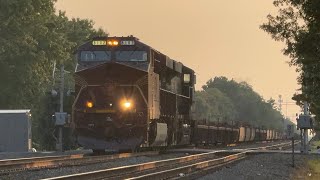 NS 8102 Pennsylvania railroad heritage unit leads NS I74 through Manville NJ 8242024 [upl. by Paxon]